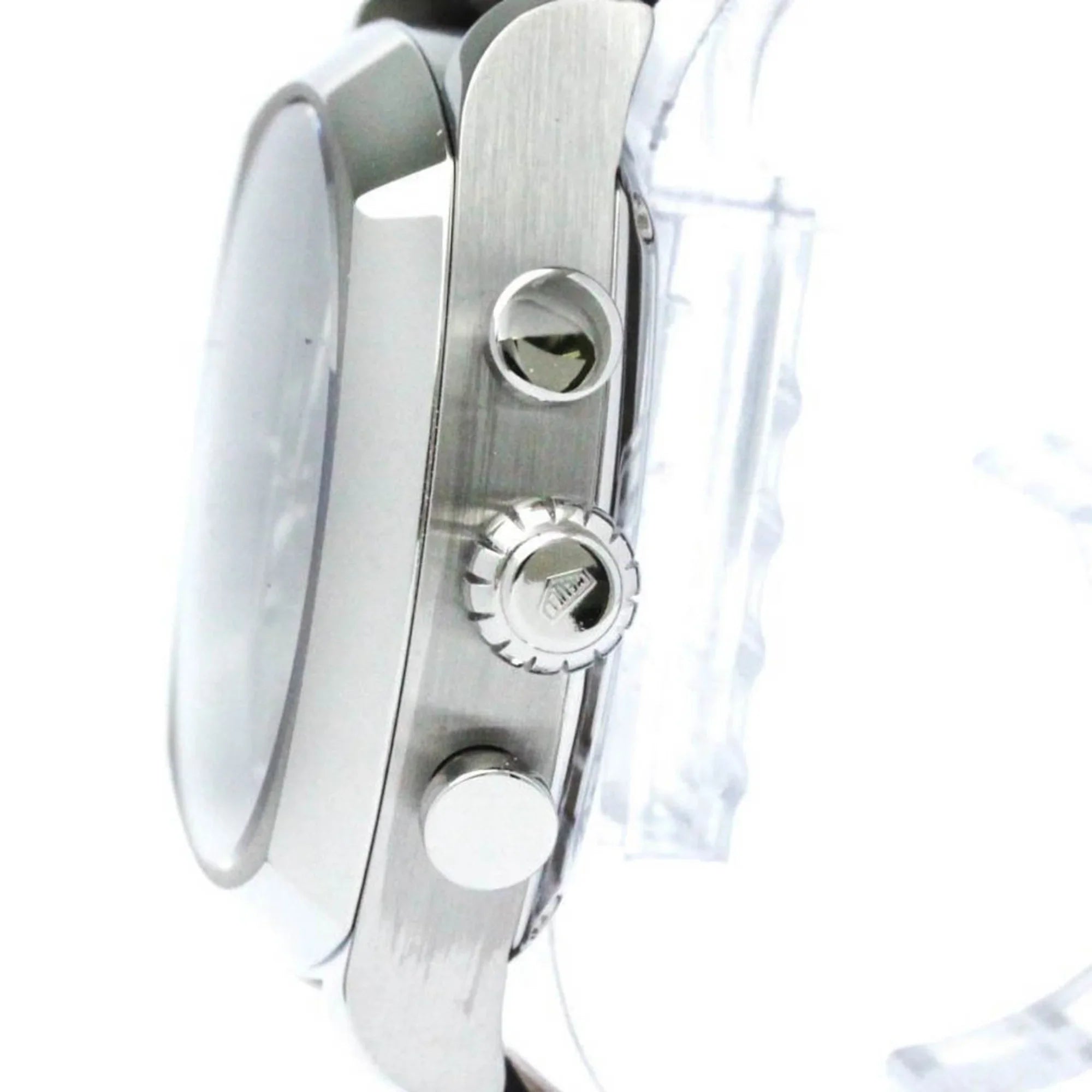 Pre-Owned Polished TAG HEUER Monza Chronograph Sizeteel Automatic Mens Watch CR2110 BF568307 (Good)