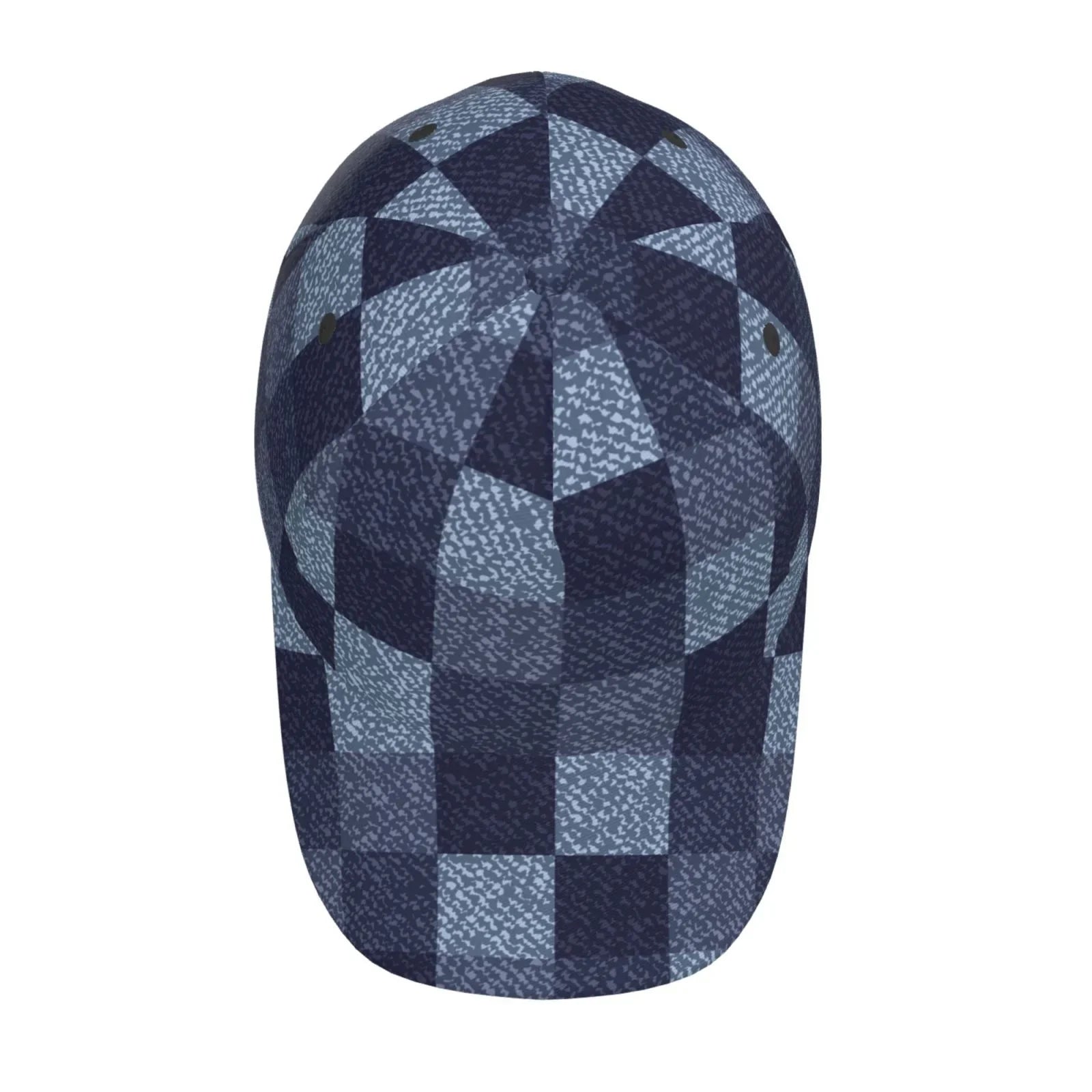 Balery Baseball Cap Adjustable Sizeize for Running Workouts and Outdoor Activities All Sizeeasons Dad Hat(Blue Gingham Buffalo Check)