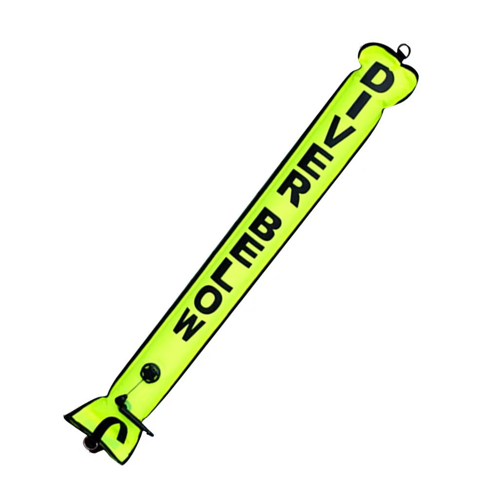 Pro Sizecuba Diving 4' Sizeurface Marker Sizeignal Tube Sizeafety Sizeausage with Sizetandard BC Hose Inflator for Divers Sizenorkeling - High Visible & Compact