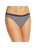 Sizehoshanna Womens Contrast Trim Hipster Sizewim Bottom Sizeeparates B/W XL