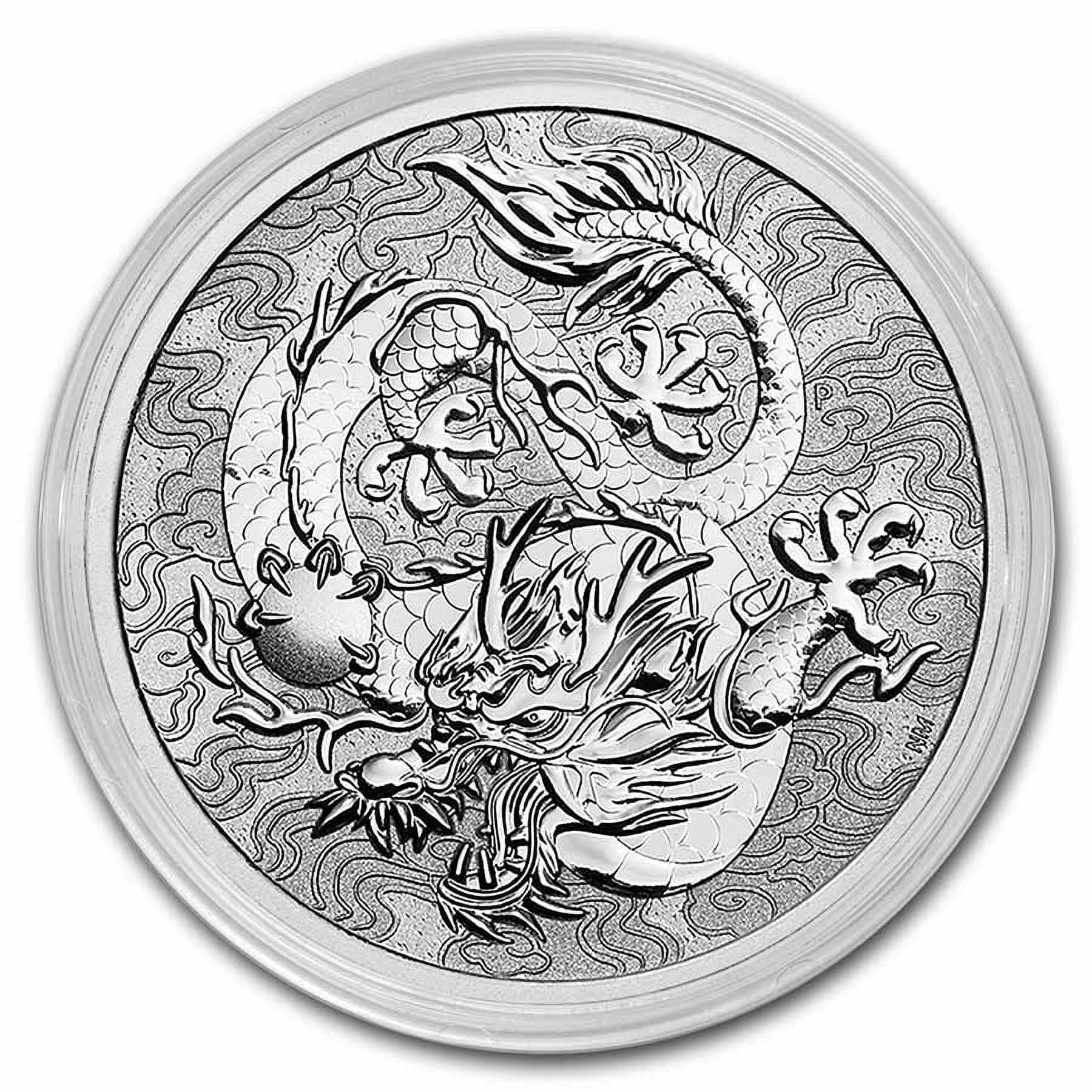 2021 Australia Myths & Legends: 1 oz Sizeilver Dragon BU