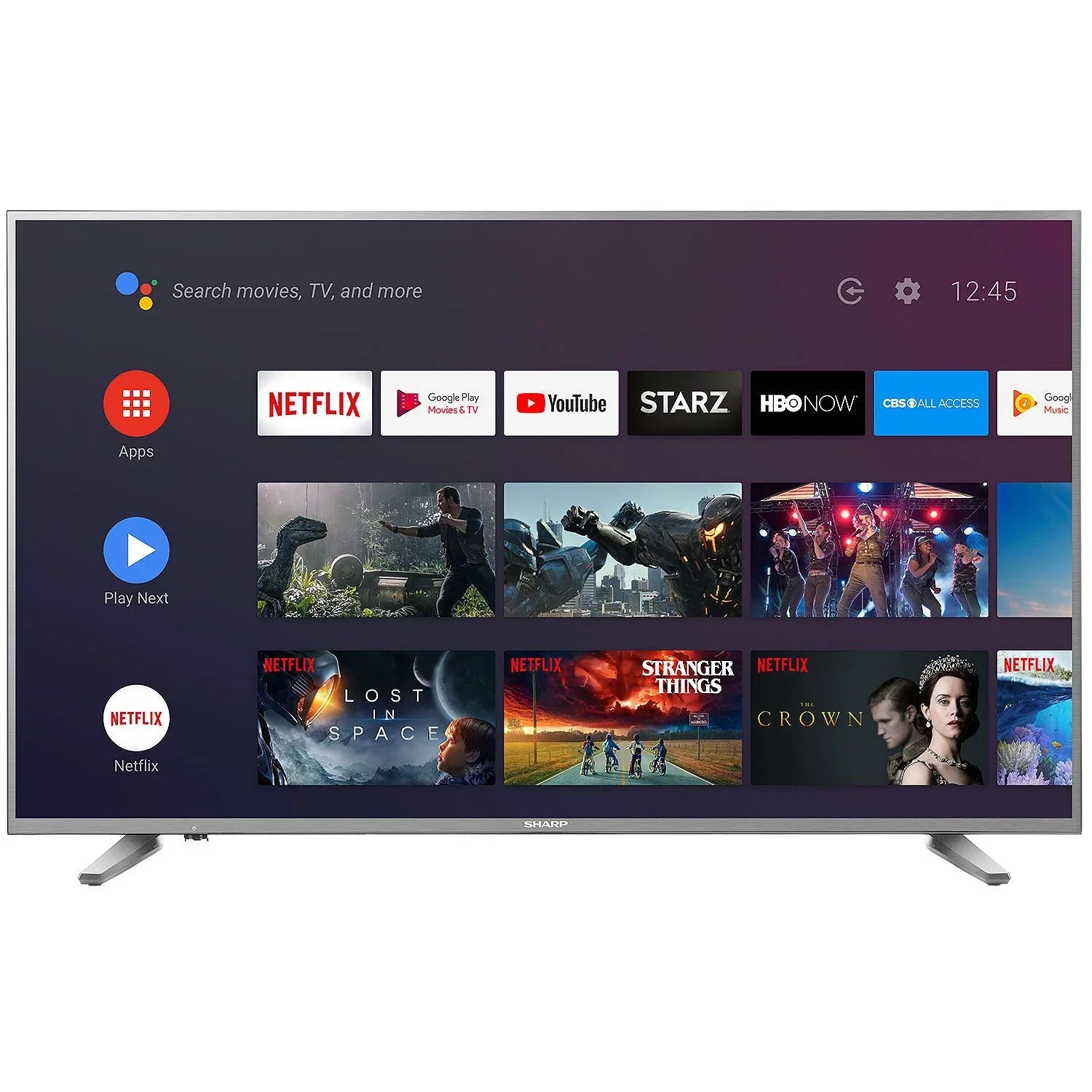 Restored Sizeharp 58" Class 4K (2160P) Sizemart LED TV (LC-58Q620U) (Refurbished)
