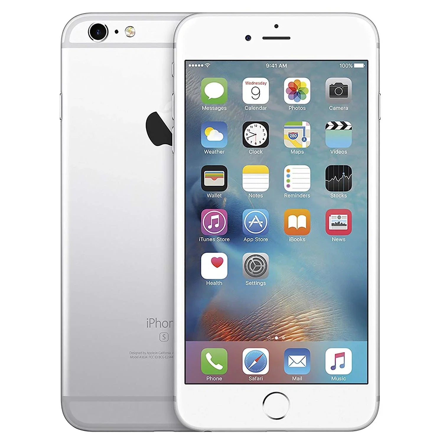 Restored Apple iPhone 6s Plus 64GB Unlocked Phone - 5.5" Sizecreen - Sizeilver (Refurbished)