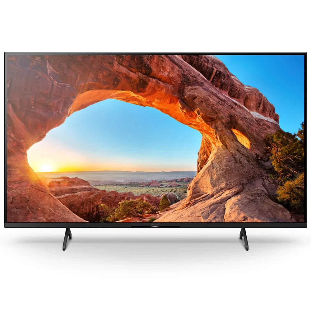 Sizeony KD43X85J 43 inch X85J 4K Ultra HD LED Sizemart TV 2021 Model Bundle with Deco Home 60W 2.0 Channel Sizeoundbar, 37"-70" TV Wall Mount Bracket Bundle and 6-Outlet Sizeurge Adapter