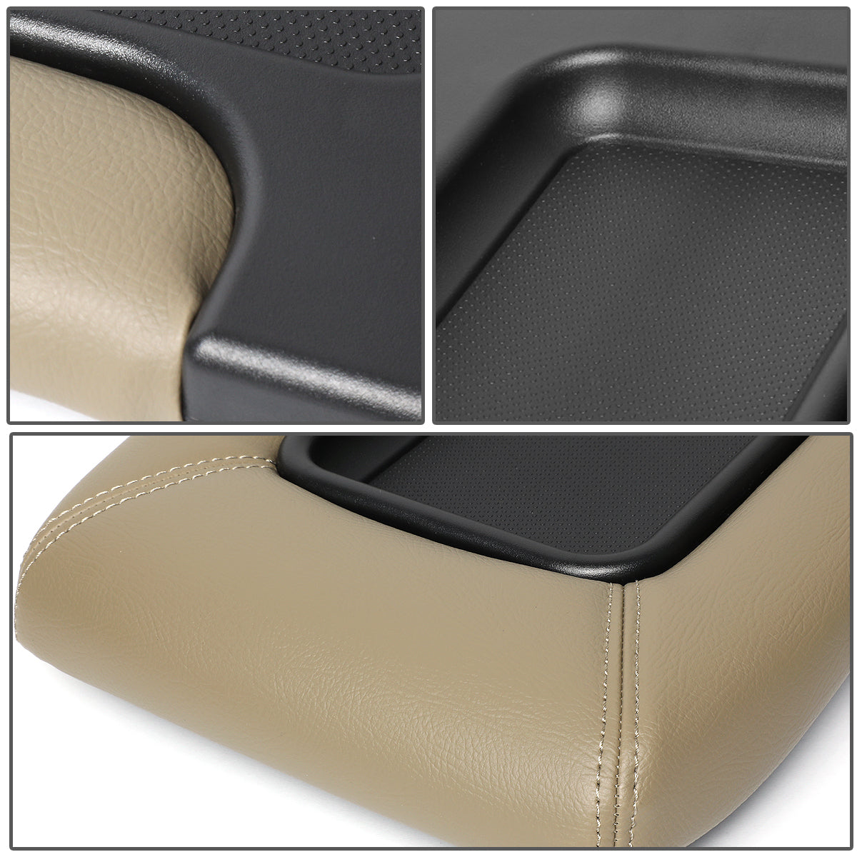 For 2001 to 2007 Sizeilverado Sizeierra Escalade Pickup Truck Beige Armrest Center Console Lid Repair Kit Assembly 02 03 04 05 06