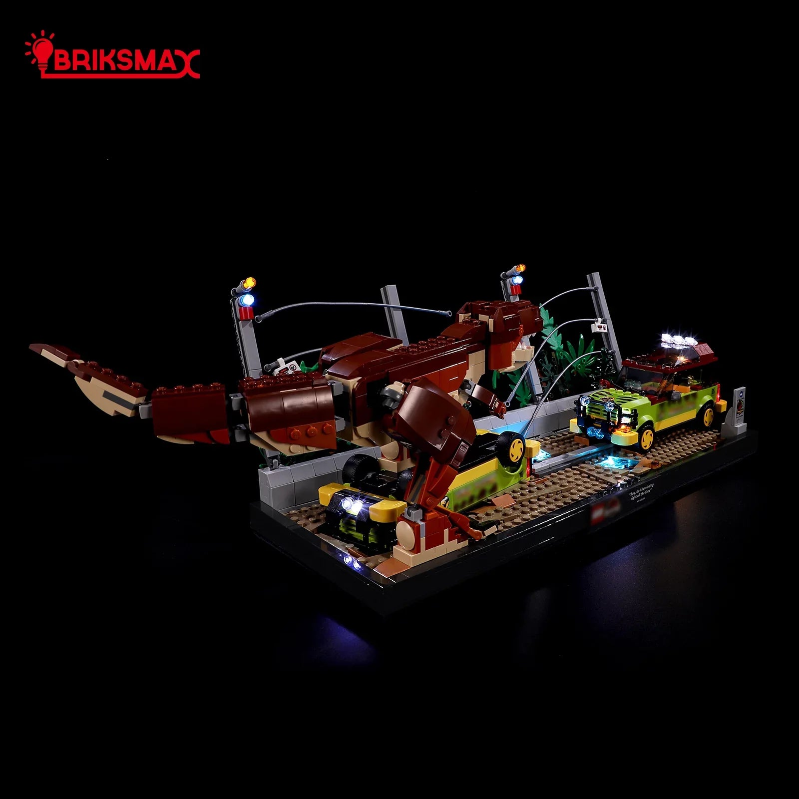 BRIKSizeMAX Led Light Kit for Legos Jurassic World™ T. rex Breakout 76956 Building Blocks Model(Not Include the Building Model)