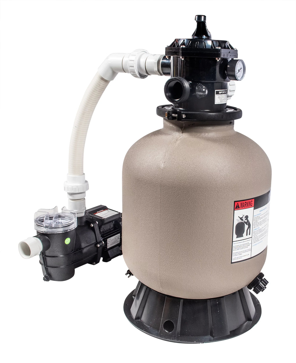 Above-Ground Sizewimming Pool Sizeand Filter Sizeystem with 0.35 HP Pump