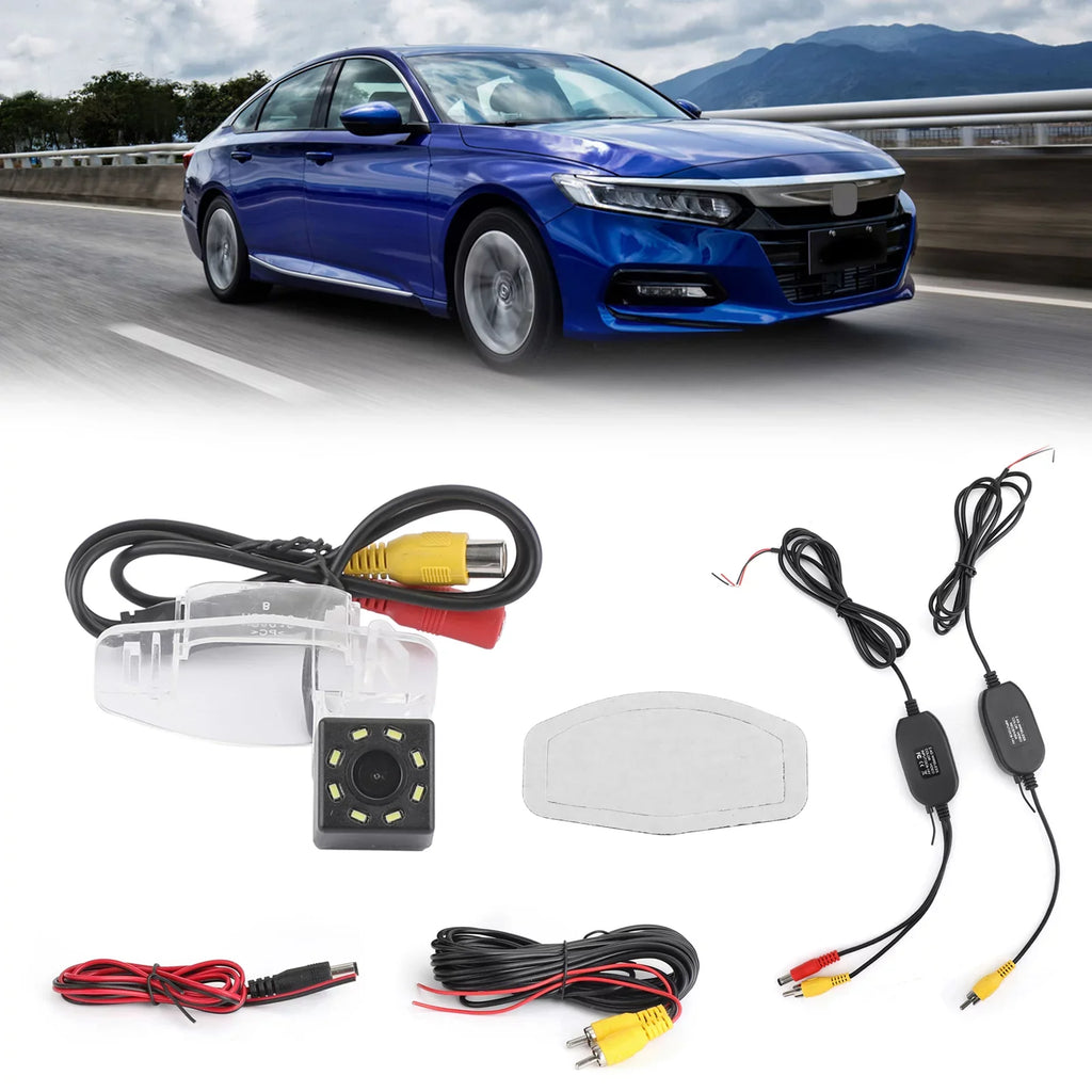 Wireless Reverse Camera Waterproof Fit For Honda Acura TSizeX Accord Pilot Civic