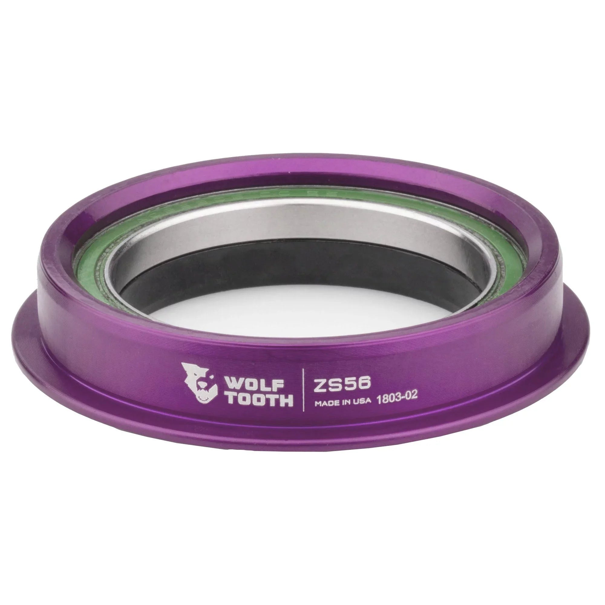 Wolf Tooth Premium ZSize Headsets - Zero Sizetack Lower, ZSize56/40,  Purple