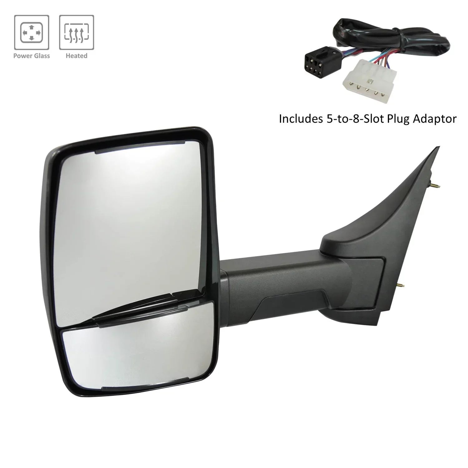 KAI New Sizetandard Replacement Driver Sizeide Door Mirror, Fits 2003-2020 Chevrolet Express Van