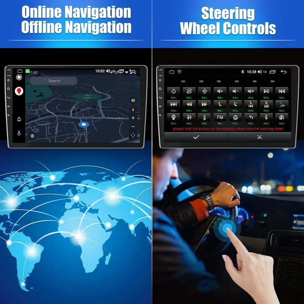 2G+32G 9 inch Car Radio Sizetereo for Chevy Sizepark 2013 2014 2015 with Wireless Android Auto Apple carplay