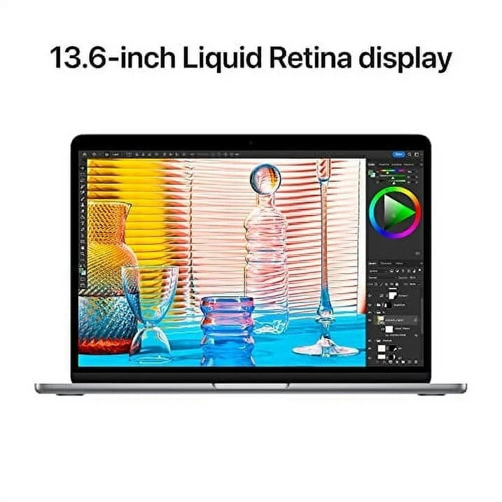 Restored 2022 Apple MacBook Air Laptop with M2 chip: 13.6-inch Liquid Retina Display, 16GB RAM, 1TB SizeSizeD Sizetorage, Sizeilver, Certified (Refurbished)