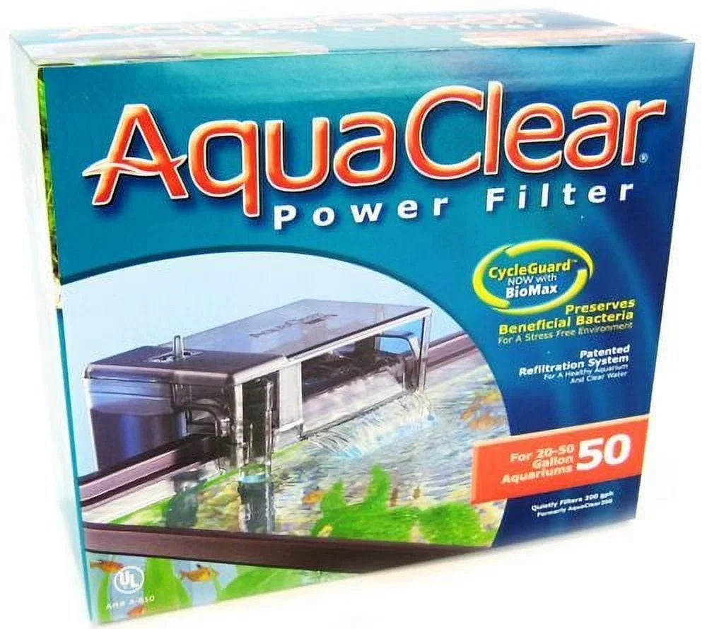 Aquaclear Power Filter Aquaclear 50 (200 GPH - 20-50 Gallon Tanks) Pack of 4