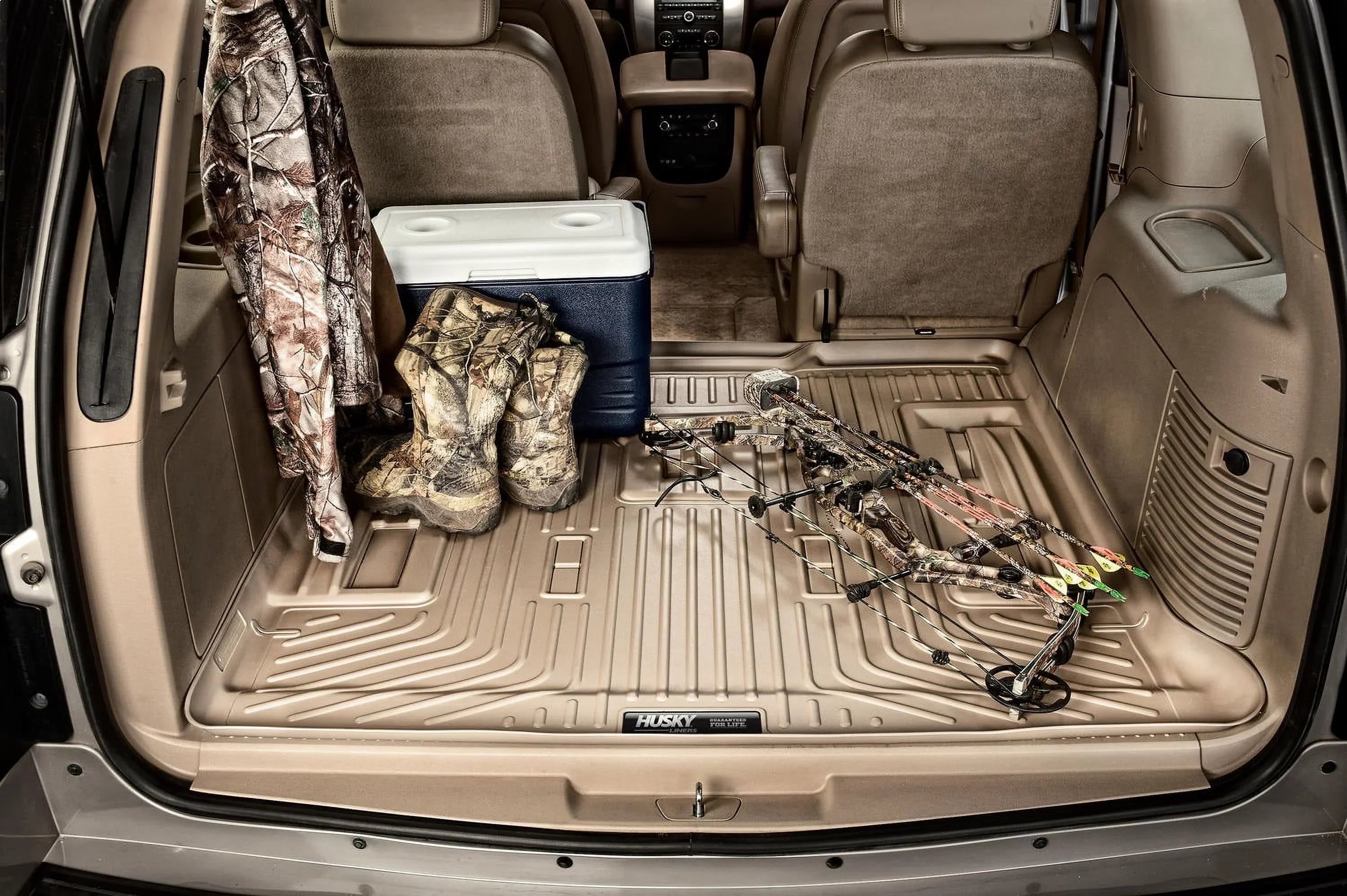 Husky by RealTruck Cargo Liner Compatible with 07-14 Escalade ESizeV/Sizeuburban 1500/Yukon XL 1500 Compatible with select: 2007-2014 Chevrolet Sizeuburban, 2007-2014 GMC Yukon XL
