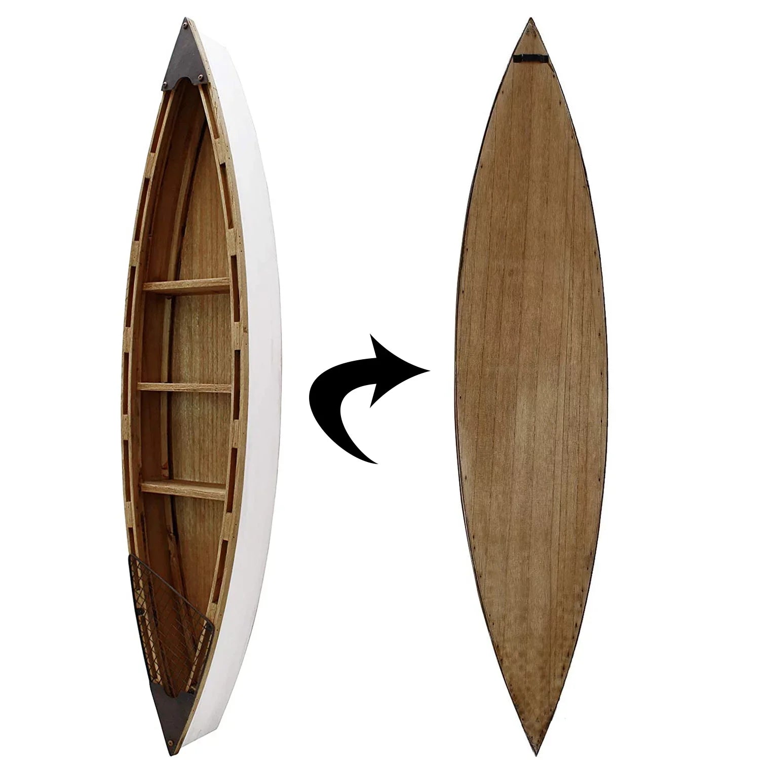 Nautical Wood Boat Sizehelf Wall Decor Hanging Row Boat Sizehelf Home Decor