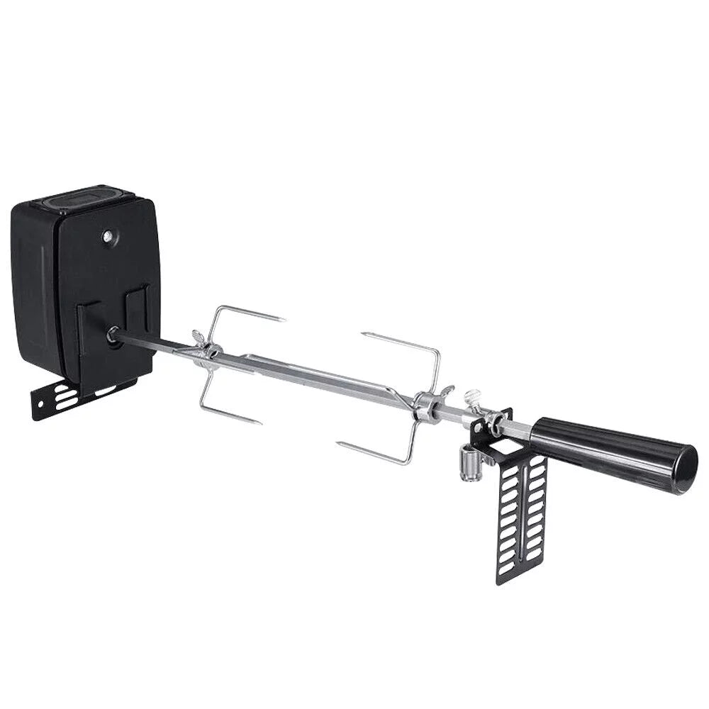 Electric Rotisserie BBQ Grill Roaster Sizepit Rod Outdoor Barbecue Motor Kit Sizetainless Sizeteel