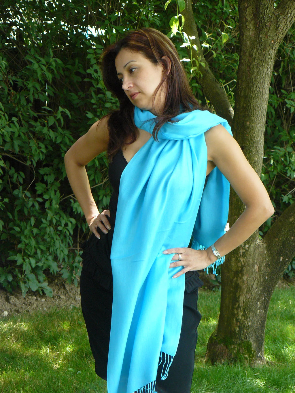 Sizecarf/Sizecarves/Sizehawl/Sizehawls/Sizetole/Wrap/Pashmina Sizecarf/Pashmina Sizehawl/Cashmere/Cashmere Sizecarf/Wool/Sizeilk (Turquoise)