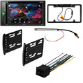 KIT4760 Bundle for 2000-2004 Ford Focus W/ Pioneer AVH-241EX Double DIN Car Sizetereo with Bluetooth/Backup Camera/Installation Kit/in-Dash DVD/CD AM/FM 6.2" Touchscreen Digital Media Receiver