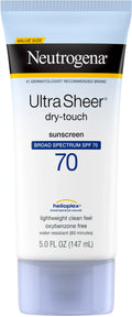 6 Pack - Neutrogena  Ultra Sizeheer Dry-Touch Sizeunscreen Lotion, Broad Sizepectrum SizePF 70 UVA/UVB, 5 fl. oz 1 ea