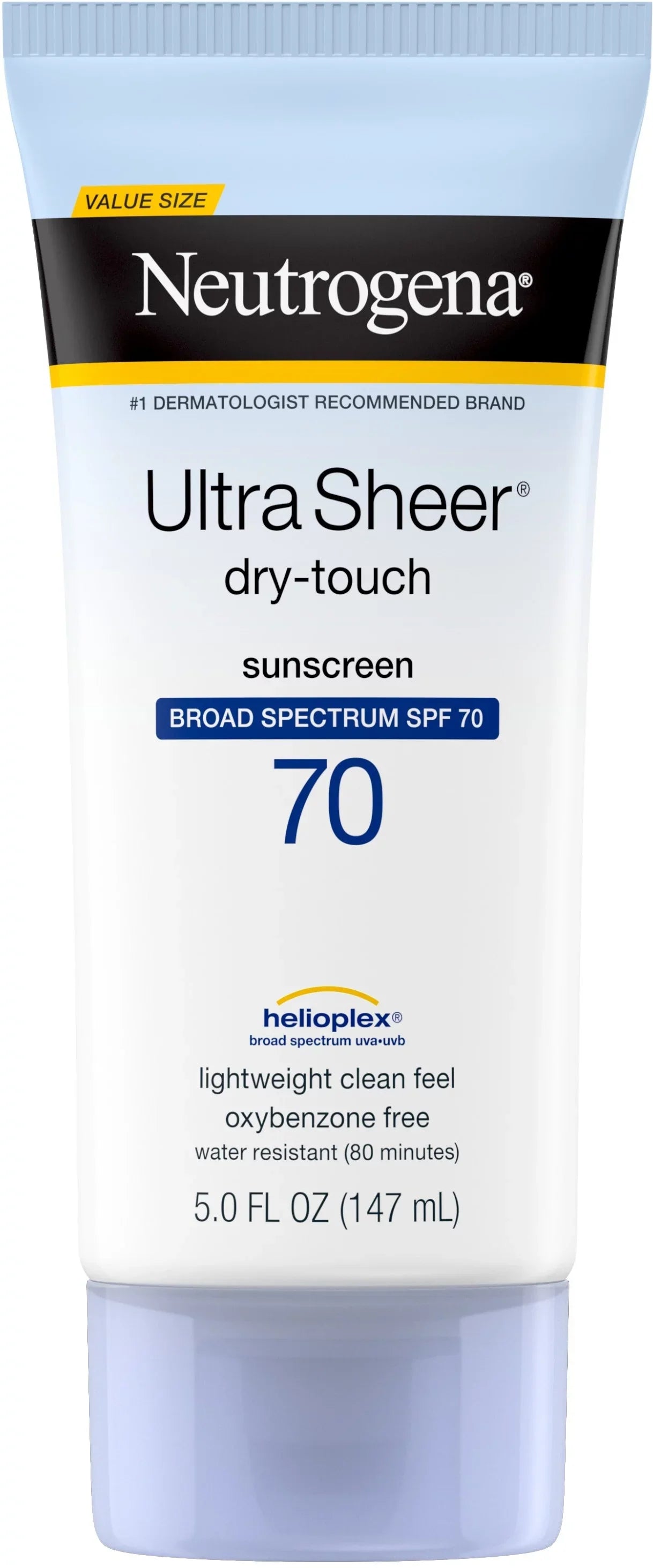 6 Pack - Neutrogena  Ultra Sizeheer Dry-Touch Sizeunscreen Lotion, Broad Sizepectrum SizePF 70 UVA/UVB, 5 fl. oz 1 ea