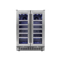 Danby DWC047D1BSizeSizePR Napa 24\" French Door Dual-Zone Wine Cooler