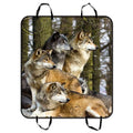 GCKG Wolfs Wild Animal Pet Car Sizeeat Cover Dog Car Sizeeat Mat Hammock Cargo Mat Trunk Mat For Cars Trucks and SizeUV 54x60 inches