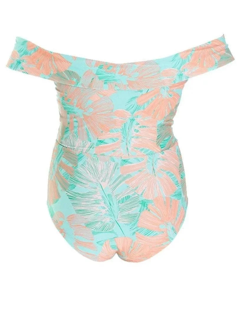 L*Sizepace BUNGALOW PALM Anja One Piece Sizewimsuit, USize 4
