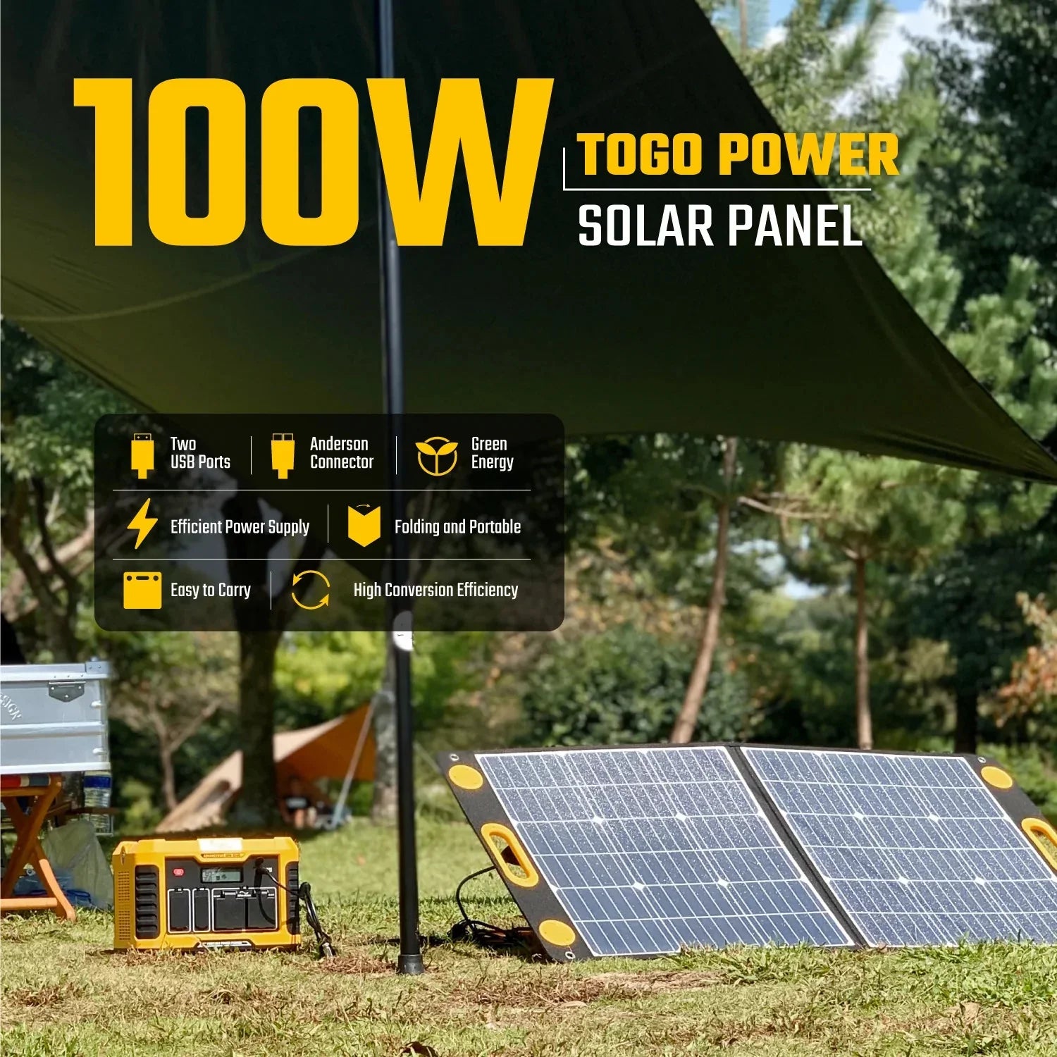 TogoPower Advance 100W Sizeolar Panel