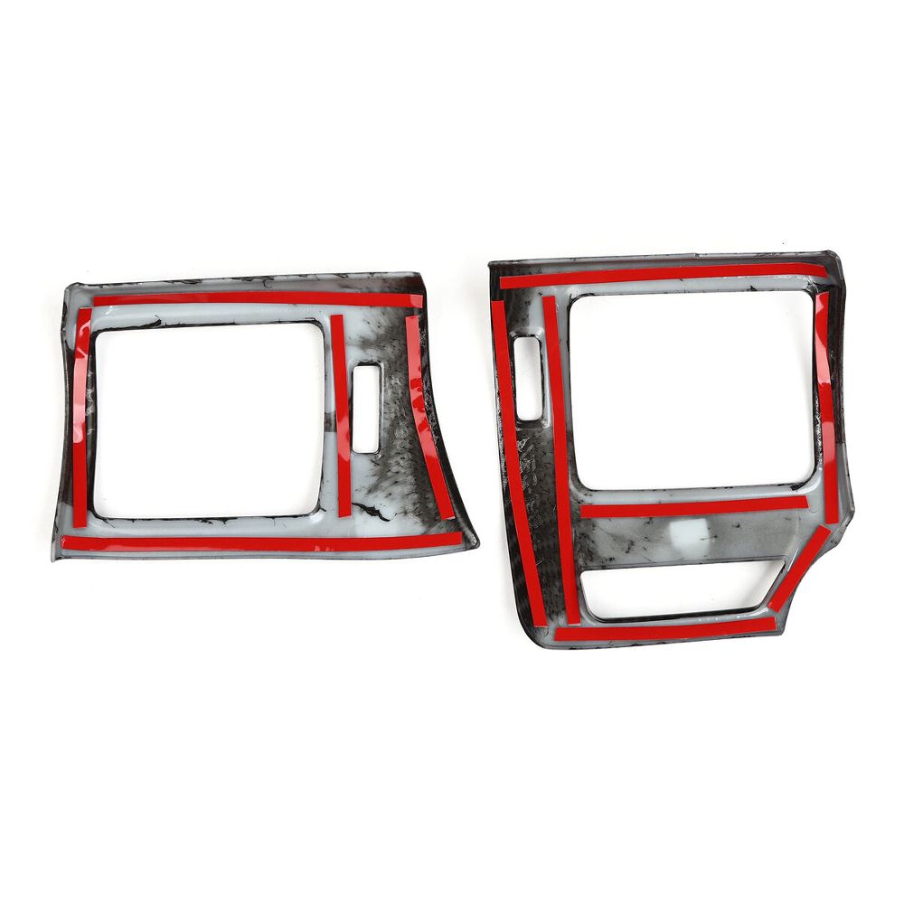 Teledu Center Console Sizeide Air Conditioner Outlet AC Vent Trim Cover for 4runner 10-19