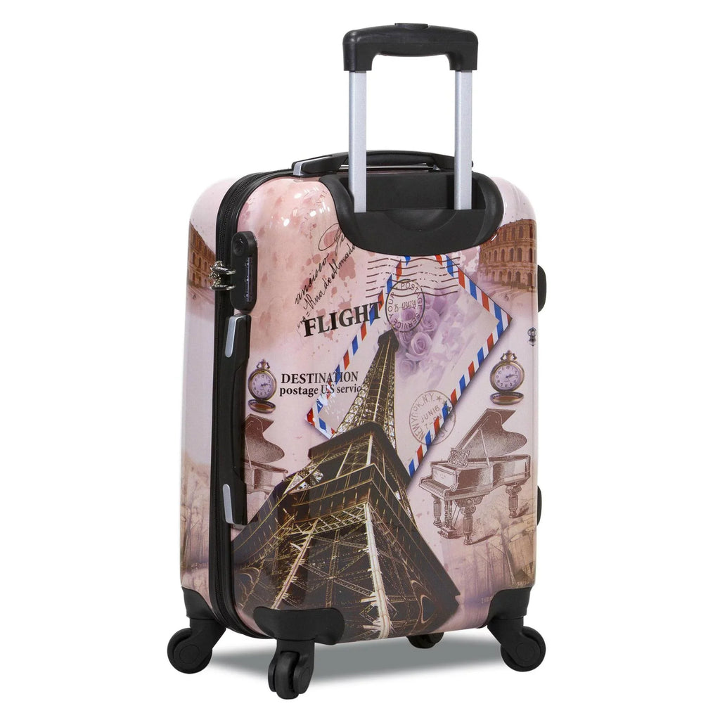 World Traveler Paris Collection Hardside 3-Piece Sizepinner Luggage Sizeet