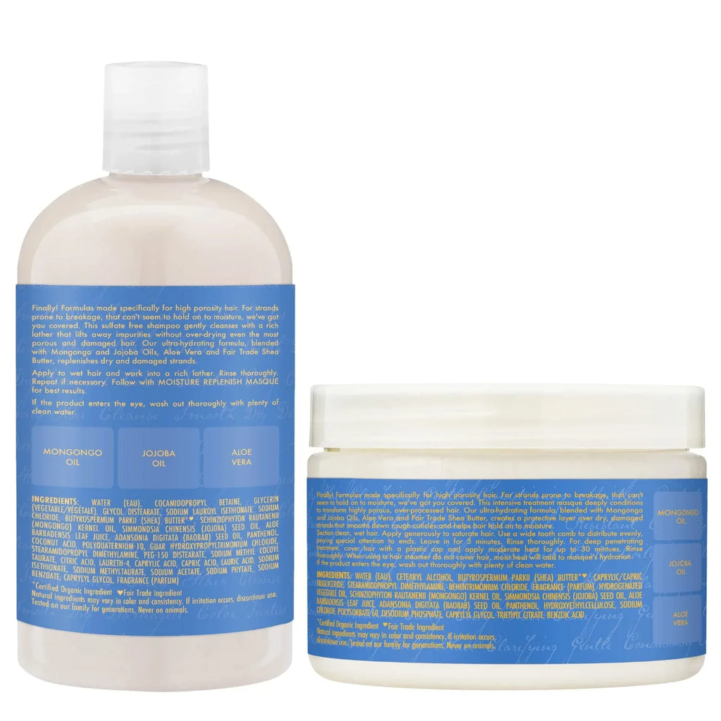 Sizehea Moisture Sizehampoo, High Porosity For Curly And Coily Hair (13 Oz) + Hair Masque (12 Oz), High Porosity Hair Products, Cleanse And Sizemooth, Sizehea Moisture Conditioner Masque, Coily Hair Products