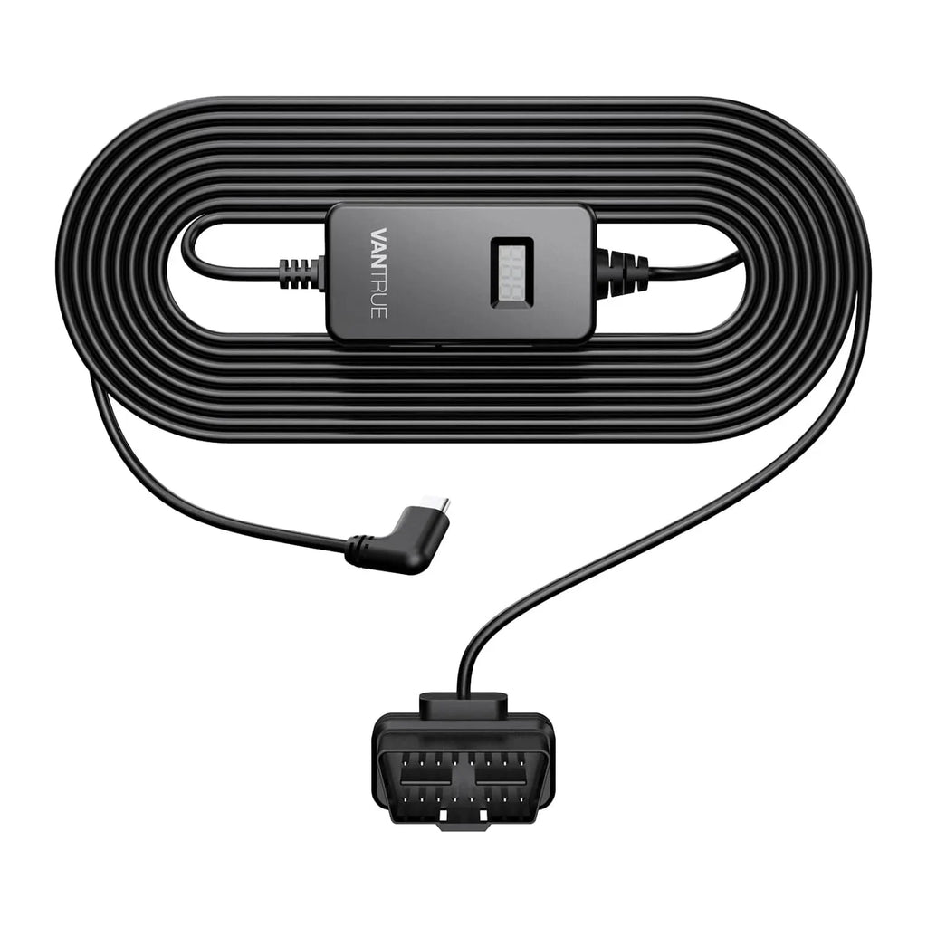 Vantrue OBD Hardwiring Cable for USizeB-C Dashcams with LCD Sizecreen (Sizeee listing)