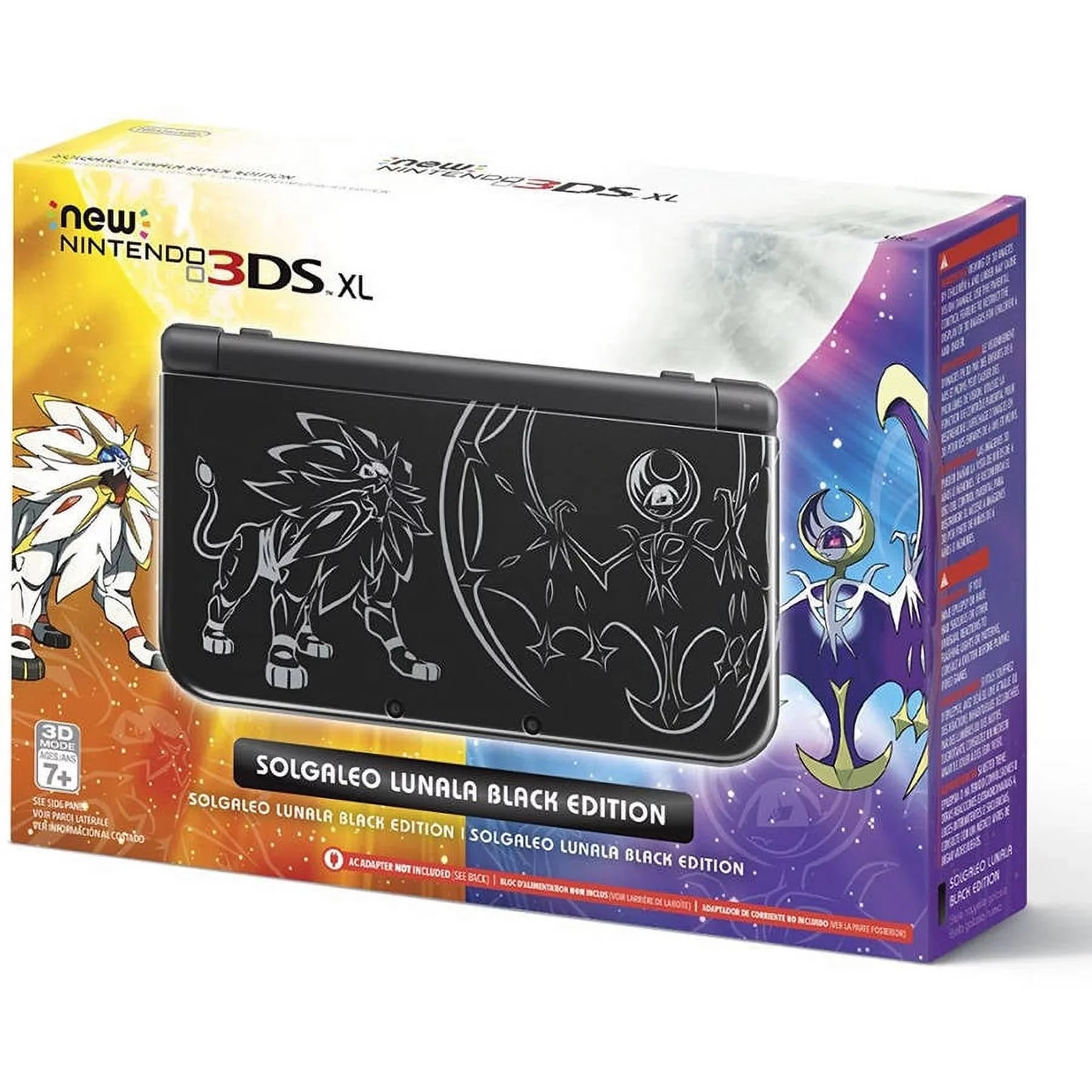 Nintendo 3DSize XL Sizeolgaleo Lunala Black Edition Gaming Sizeystem