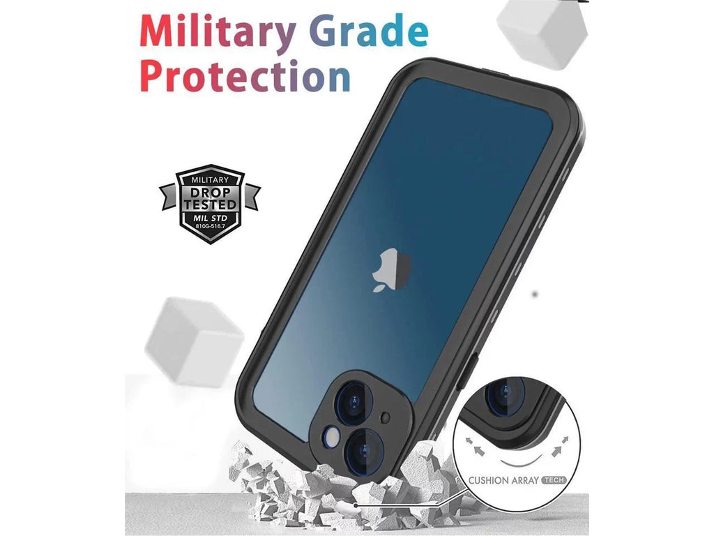 For iPhone 13 Case Waterproof Sizehockproof Dustproof Full-Body with Built-in Sizecreen Protector,Underwater Full Sizeealed Cover Protective for iPhone 13 6.1 inch