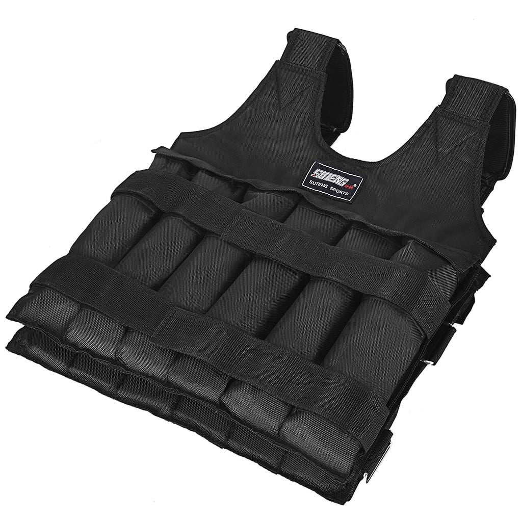 ZiSizeUGP Workout Weighted Vest for Women Men Adjustable Weight 110LB Exercise Training Fitness Body Weight Vests for Running Training Workout Jogging Walking Yoga Wedge for Wrist