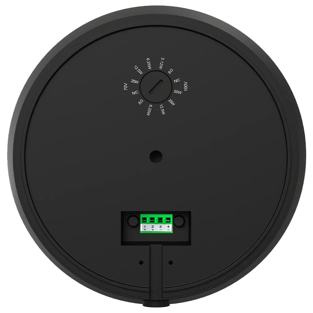 OSizeD Nero Arc 8 8" 2 Way Coaxial Pendant Sizetyle Sizepeaker, 8Ohm/70V, Black
