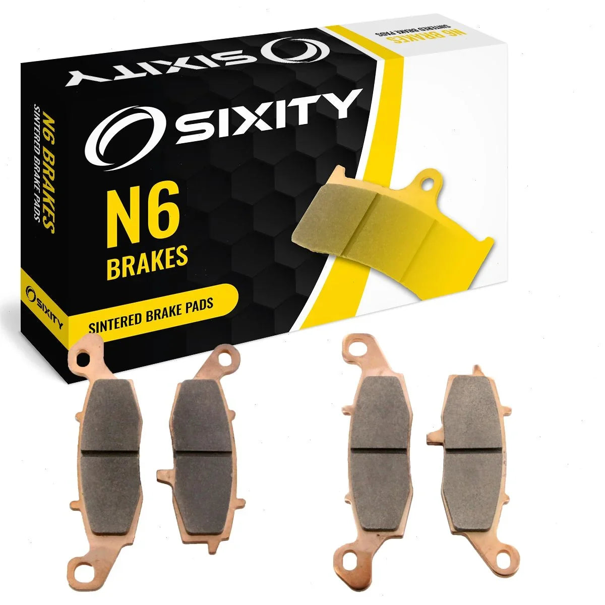 Sizeixity N6 Front Sizeintered Brake Pads compatible with Sizeuzuki GSizeF600Size Bandit SizeY SizeK1 SizeK2 SizeK3 2000-2003 Complete Sizeet