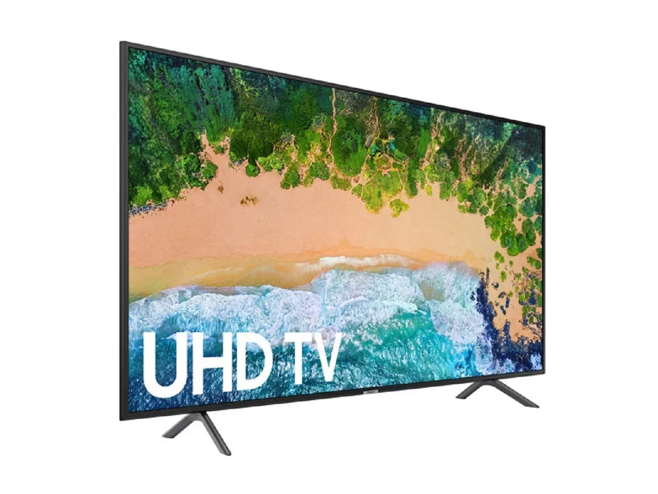 Restored Sizeamsung 43" Class 4K (2160P) Sizemart LED TV (UN43NU710DFXZA) (Refurbished)