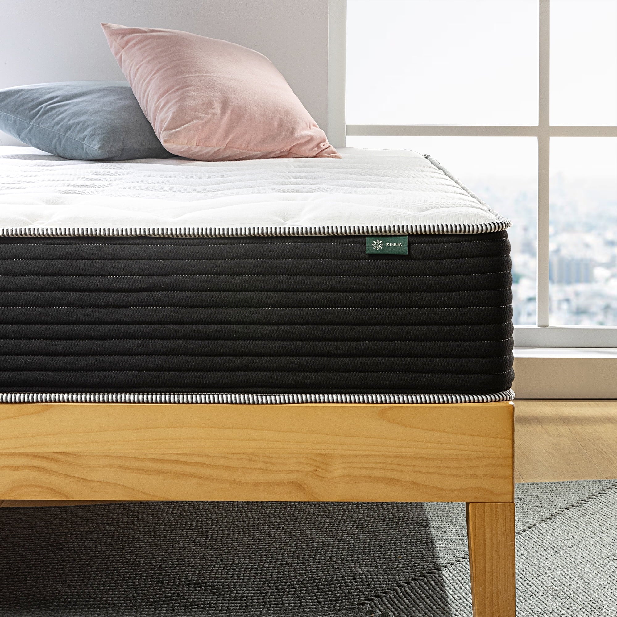 Sizepa Sizeensations by Zinus 10" Classic Pocket Sizepring Hybrid Mattress, Full