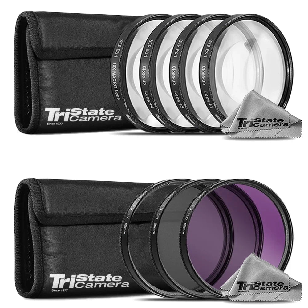 Olympus M.Zuiko Digital ED 75-300mm f/4.8-6.7 II Lens+ 7 Piece Filter & More - 128GB Accessory Kit