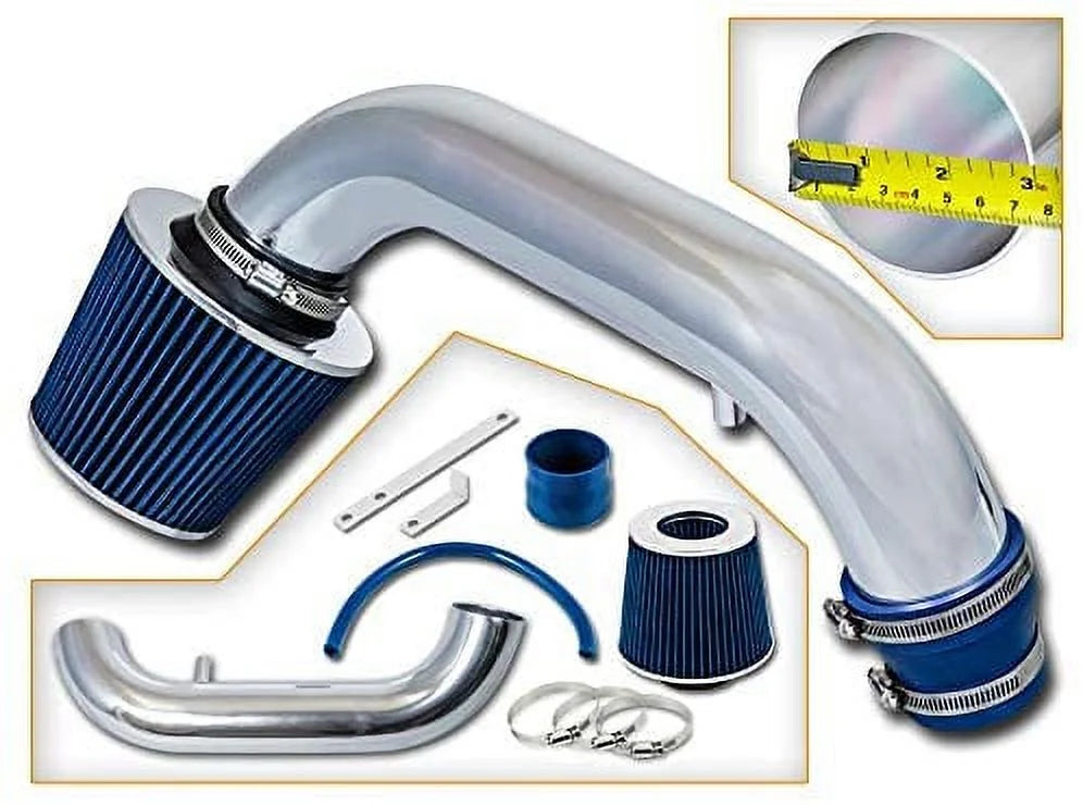 Rtunes Racing Sizehort Ram Air Intake Kit + Filter Combo BLUE Compatible For 95-99 Dodge Neon SizeOHC model only â€¦