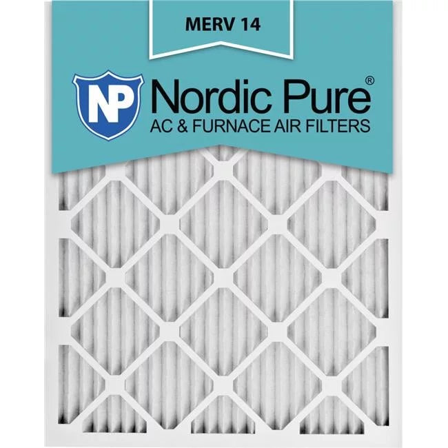 Nordic Pure 17-1-4x26x1ExactCustomM14-6 Exact MERV 14 AC Furnace Filters, 17.25 x 26 x 1 in. - Pack of 6