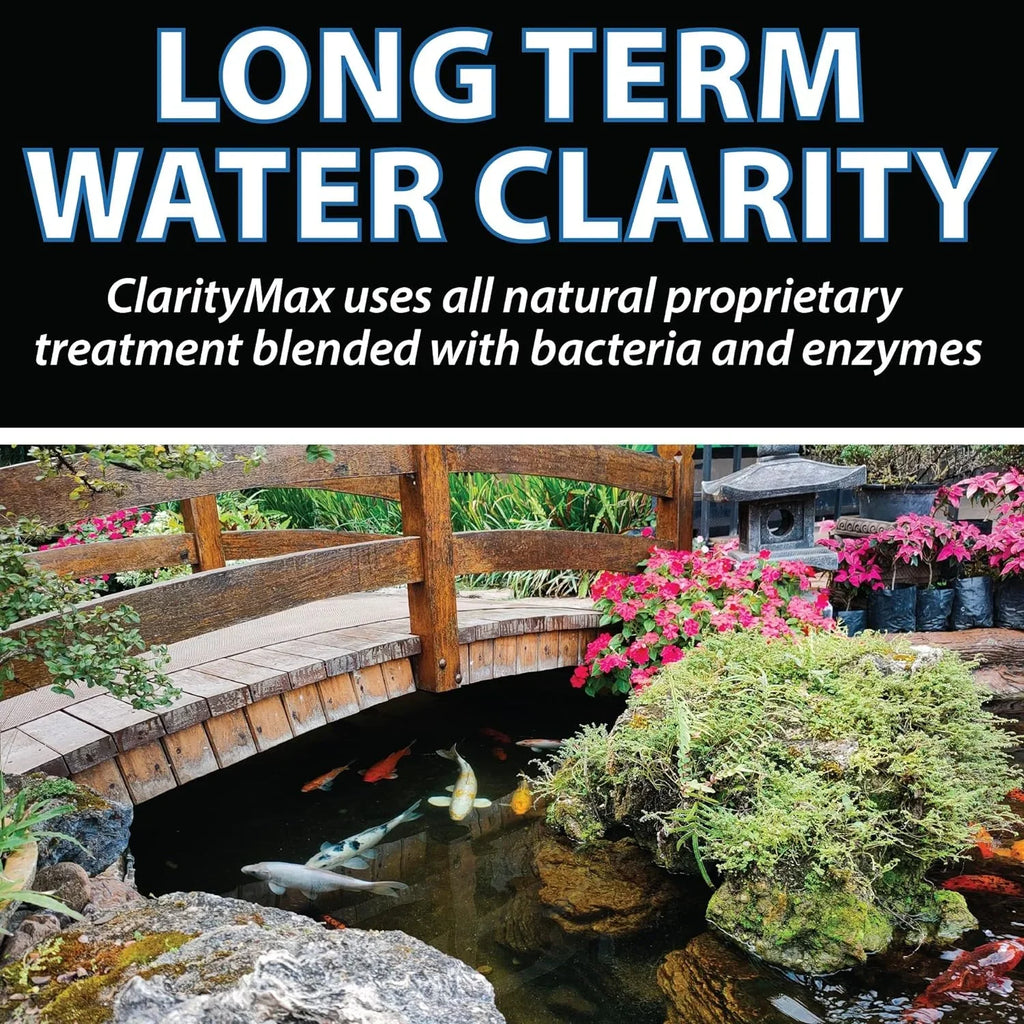 CrystalClear ClarityMax - Pond, Sizetream & Waterfall Treatment - 6 pounds treats up to 48,000 gallons