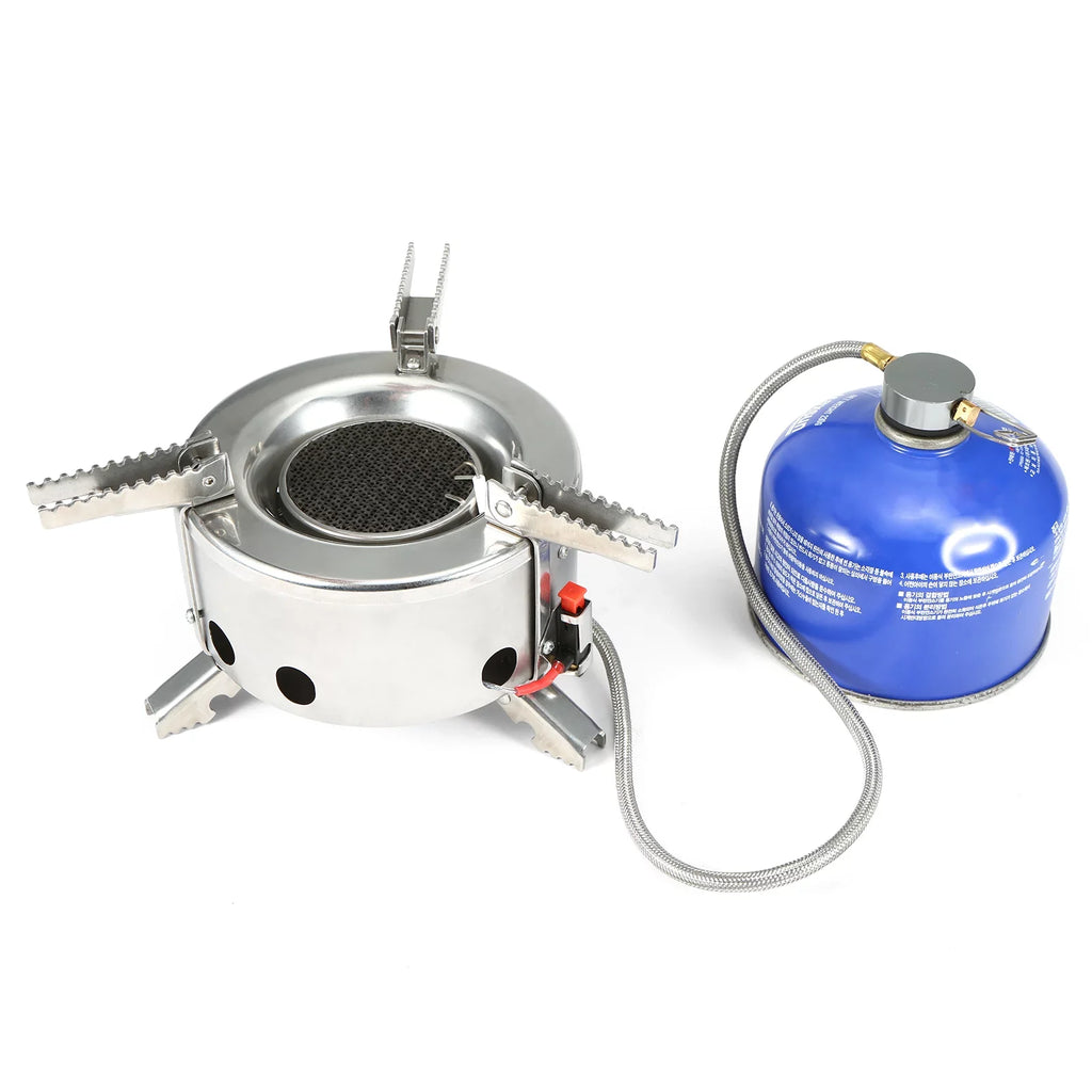 Maboto 6000W Camping Gas Windproof Foldable Backpacking Hiking Outdoor Cooking with Piezo Ignition