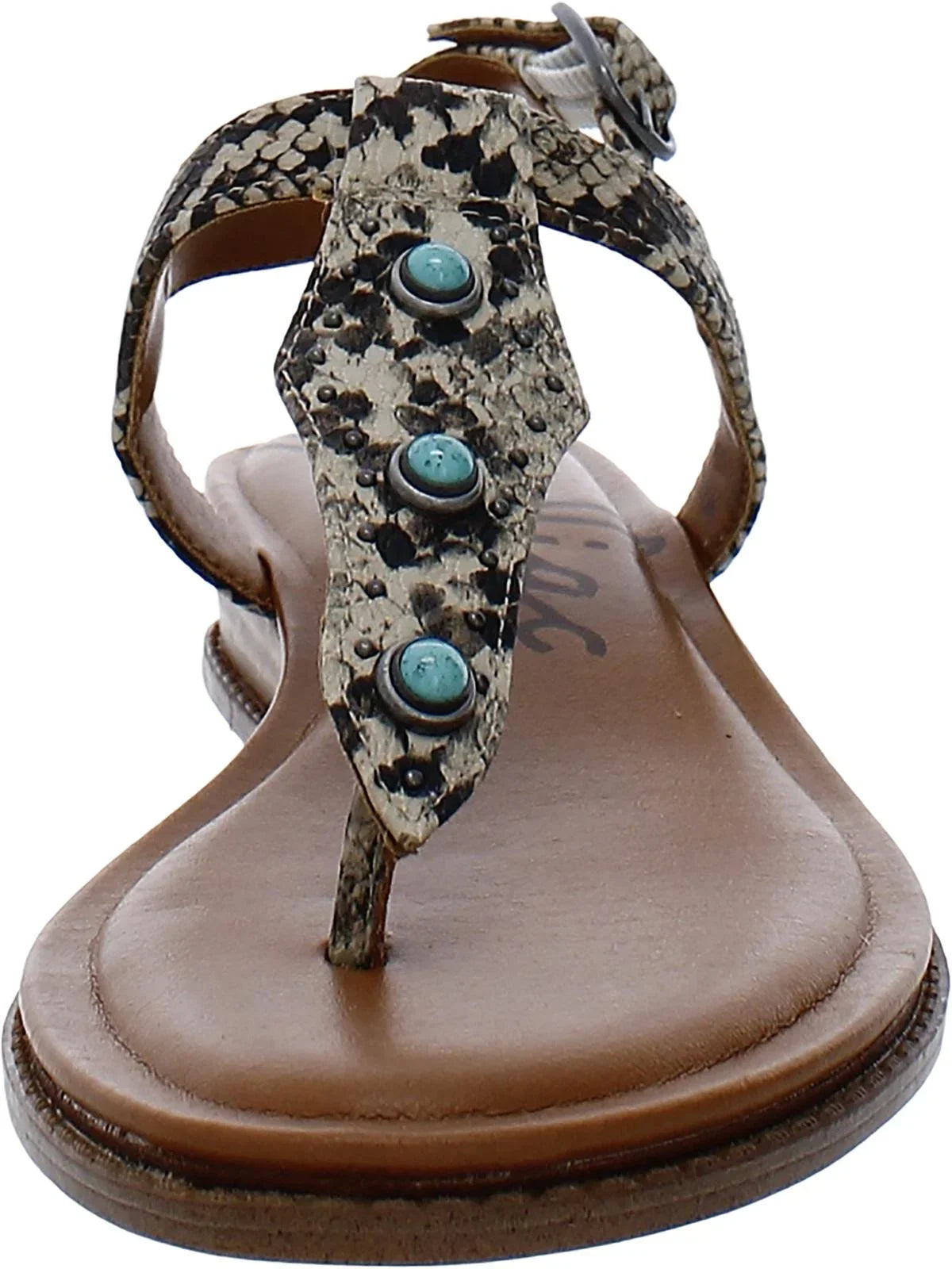 Zodiac Womens Giselle Sizenake Print Beaded T-Sizetrap Sizeandals