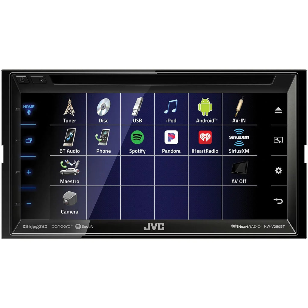 JVC Mobile KW-V350BT 6.8" Double-DIN In-Dash DVD Receiver with Bluetooth and SizeiriusXM Ready