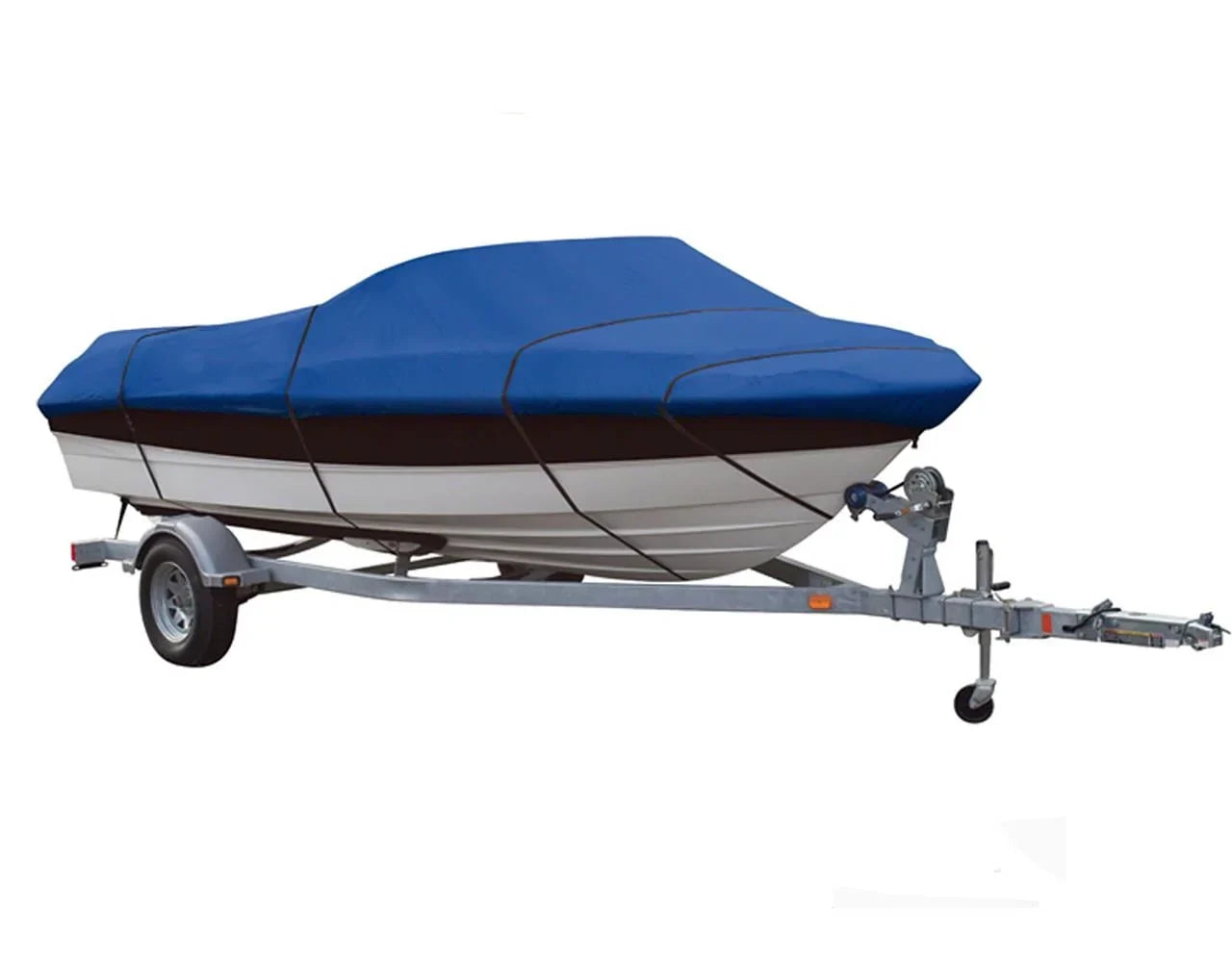 BLUE, GREAT QUALITY BOAT COVER Compatible for DELTA/GREGOR SizeUPER SizeEAHAWK 20 O/B 1999