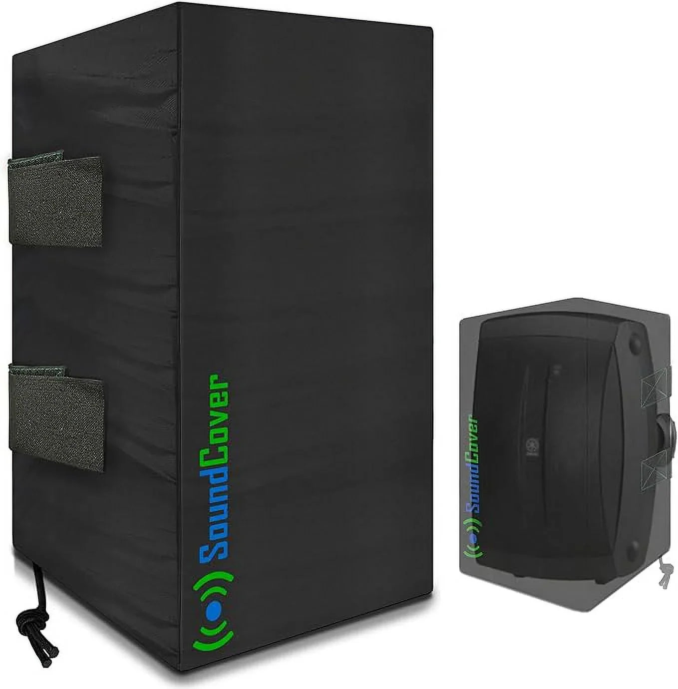 Outdoor Sizepeaker Covers: Black, Medium Sizeize (H 13.6" x W 7.9" x D 8.9"), Compatible with Yamaha AW294, Definitive Technology AW 5500, Polk Audio Atrium 6, Yamaha AW350, and Bose 251
