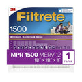 Filtrete 18x18x1 Air Filter, MPR 1500 MERV 12, Allergen, Bacteria and Virus, 1 Filter