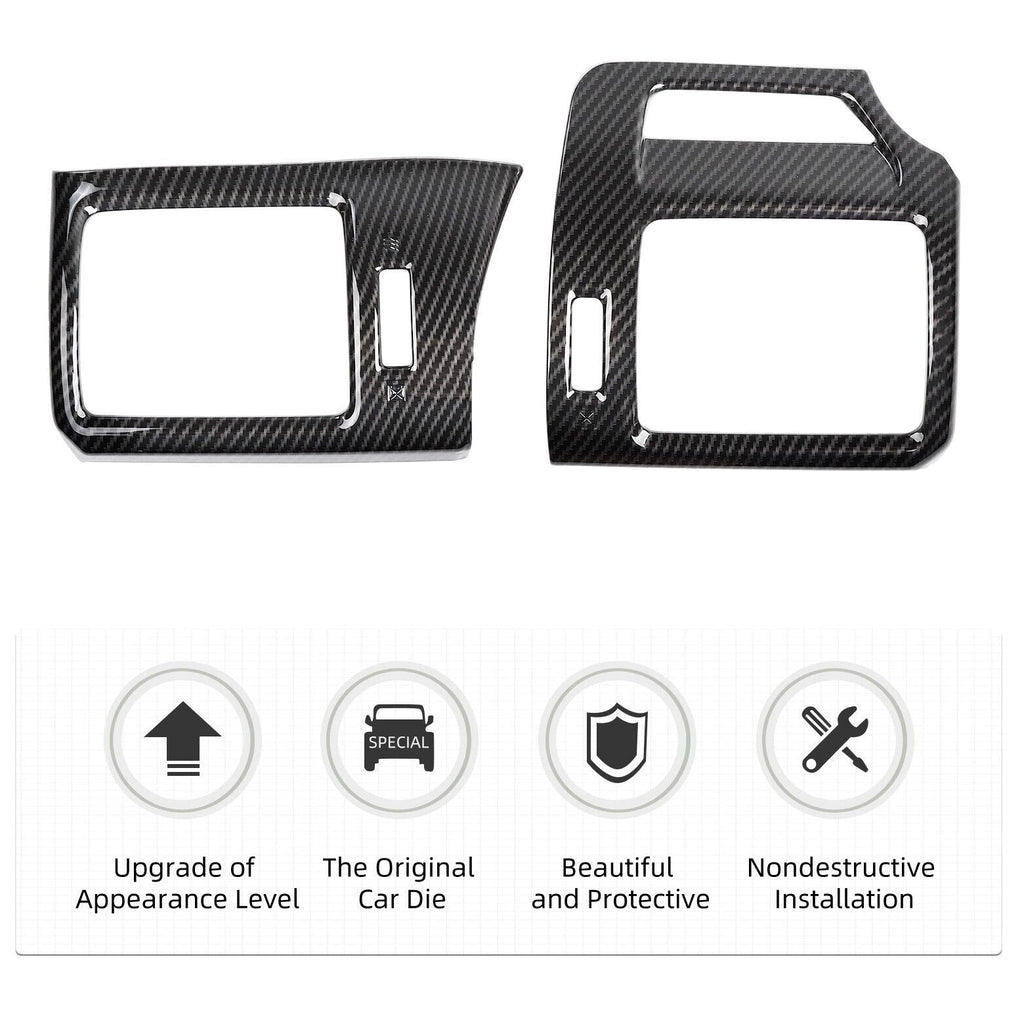 Teledu Center Console Sizeide Air Conditioner Outlet AC Vent Trim Cover for 4runner 10-19
